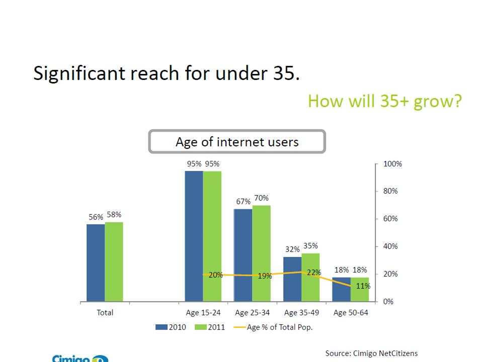 ネット利用者　年齢別（ベトナム）